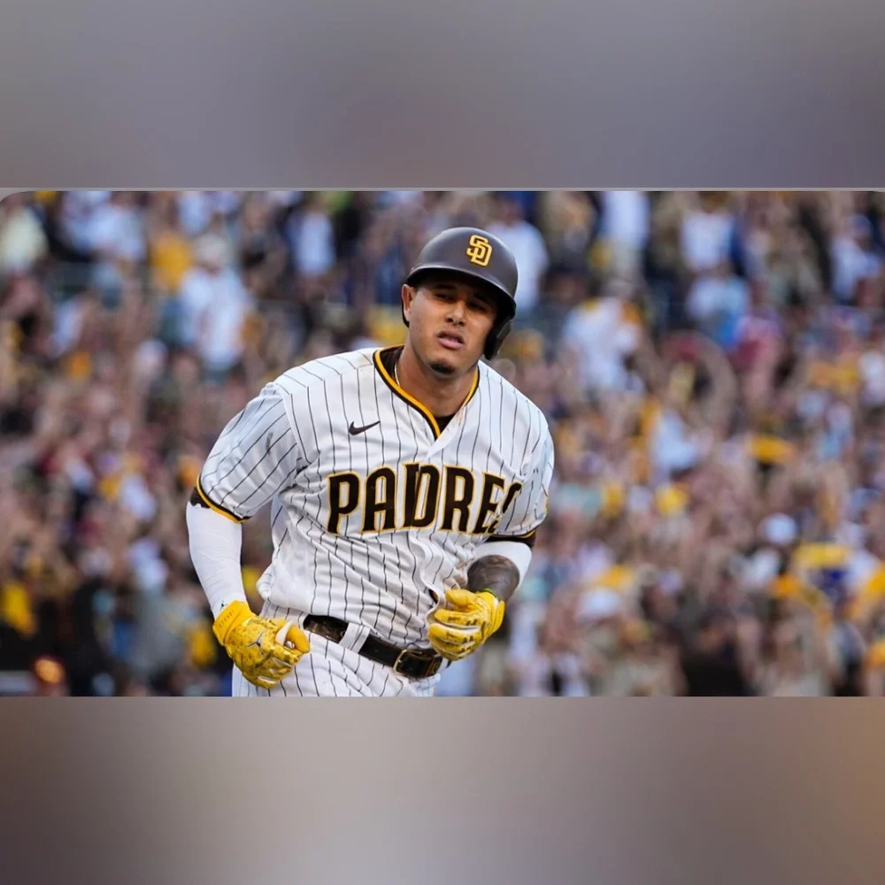 Nike Authentic San Diego Padres Manny Machado #13 Baseball Jersey Men’s Sz: L - Picture 2 of 9